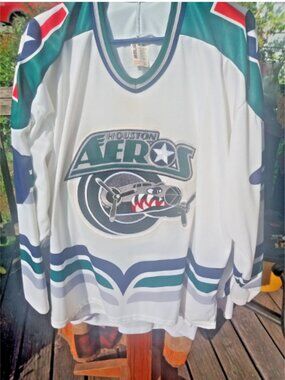 Bauer Houston Aeros IHL hockey jersey (L)